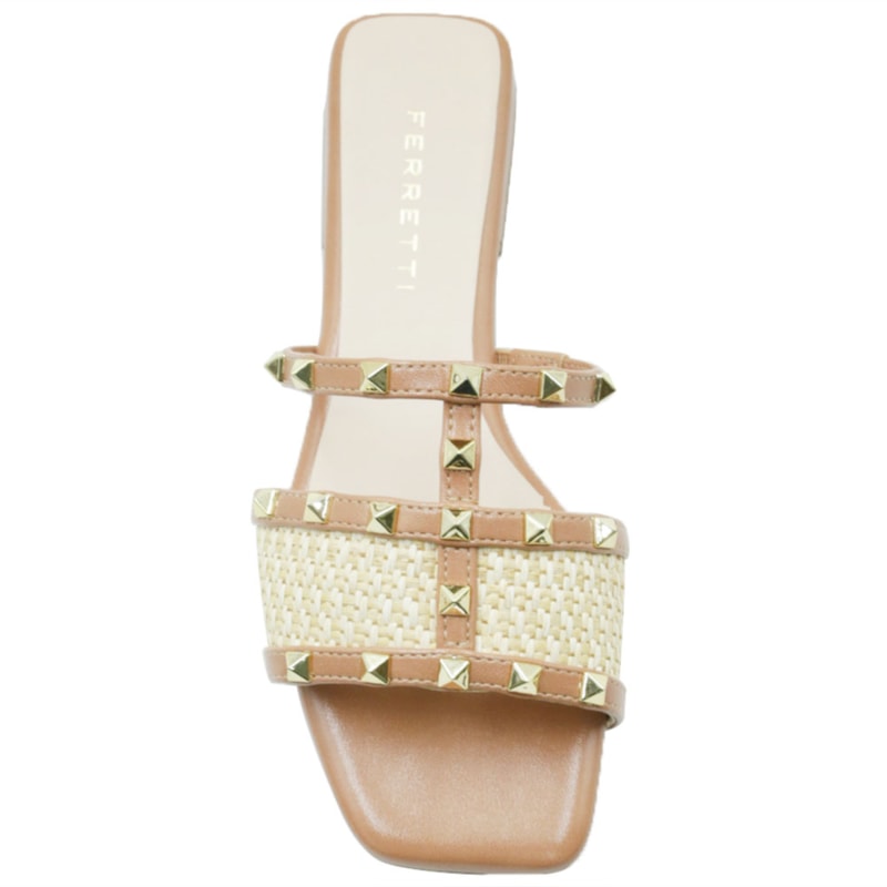 FEMININO RASTEIRA CHINELO FERRETTI 669120350 TRAMA SANCHO INTENSE BLUSH