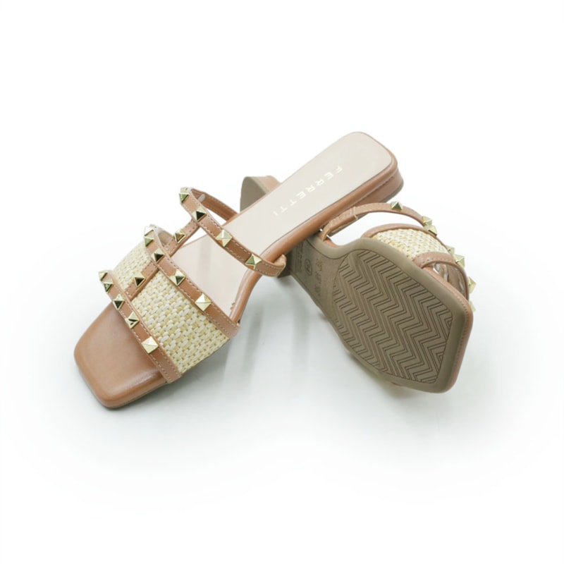 FEMININO RASTEIRA CHINELO FERRETTI 669120350 TRAMA SANCHO INTENSE BLUSH