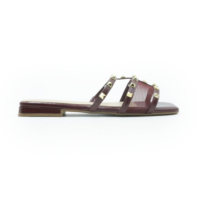 FEMININO RASTEIRA CHINELO FERRETTI 669121204 INTENSE MARSALA