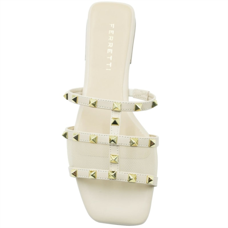 FEMININO RASTEIRA CHINELO FERRETTI 669121204 TOSCANA MANTEIGA
