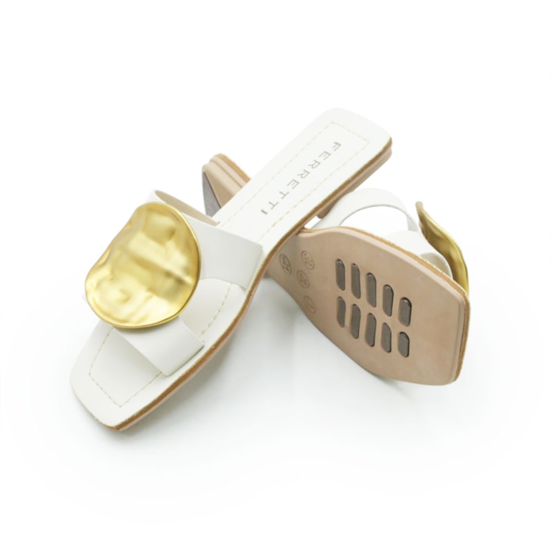 FEMININO RASTEIRA CHINELO FERRETTI  82199100 OFF WHITE