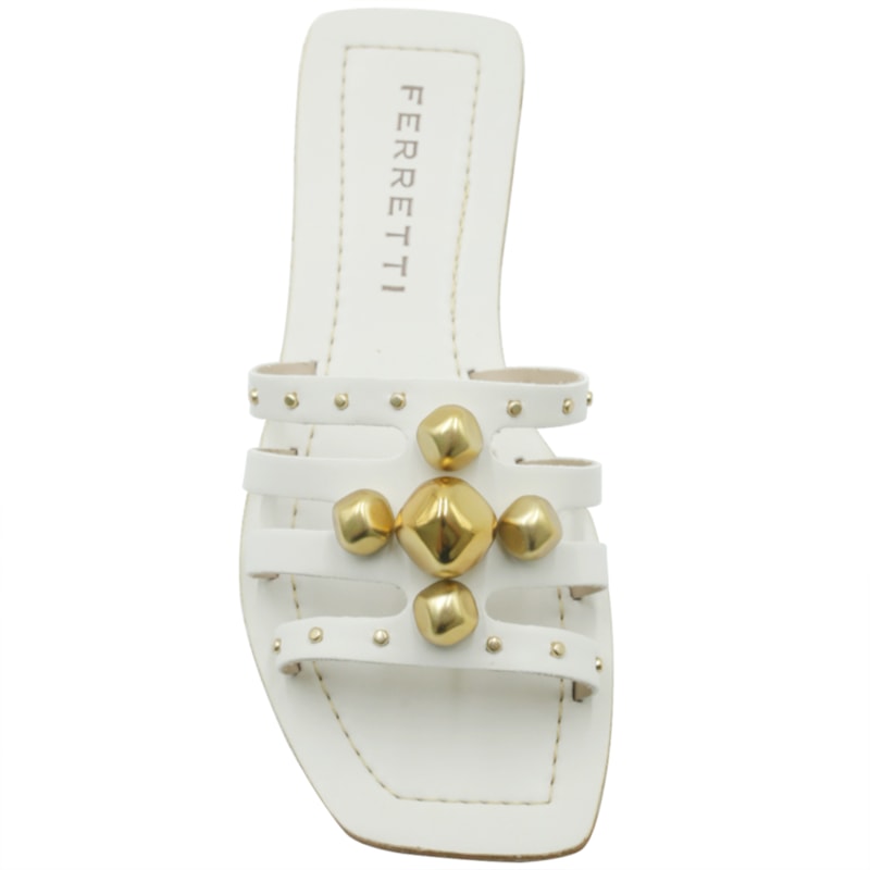FEMININO RASTEIRA CHINELO FERRETTI  82239100 OFF WHITE