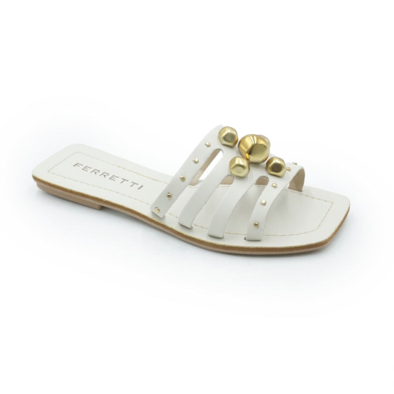 FEMININO RASTEIRA CHINELO FERRETTI  82239100 OFF WHITE