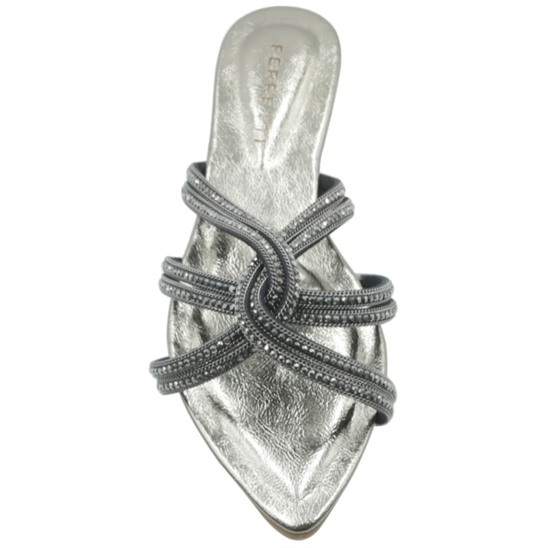 FEMININO RASTEIRA CHINELO FERRETTI  GF125 PEWTER