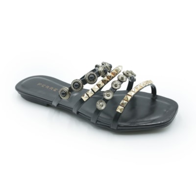 FEMININO RASTEIRA CHINELO FERRETTI  Q128 PRETO