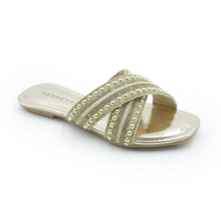 FEMININO RASTEIRA CHINELO FERRETTI  Q135 CHAMPAGNE