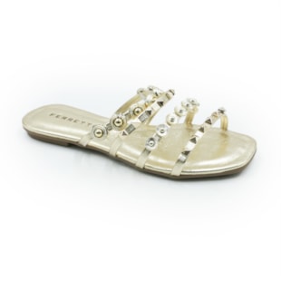 FEMININO RASTEIRA CHINELO FERRETTI Q266 CHAMPAGNE