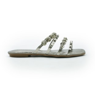 FEMININO RASTEIRA CHINELO FERRETTI Q266 PEWTER