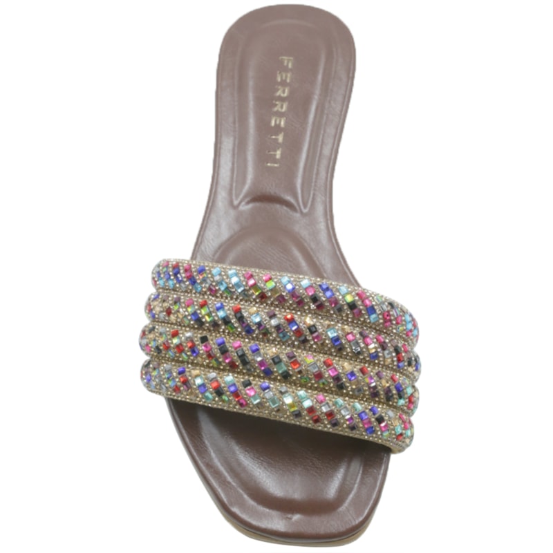 FEMININO RASTEIRA CHINELO FERRETTI  Q74 CINAMON