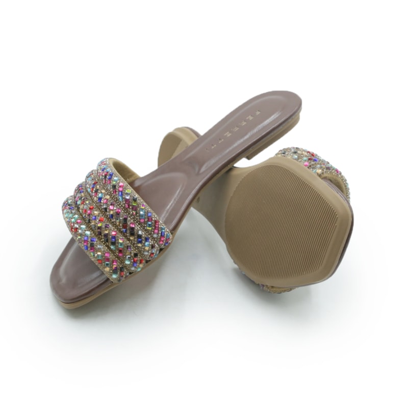 FEMININO RASTEIRA CHINELO FERRETTI  Q74 CINAMON