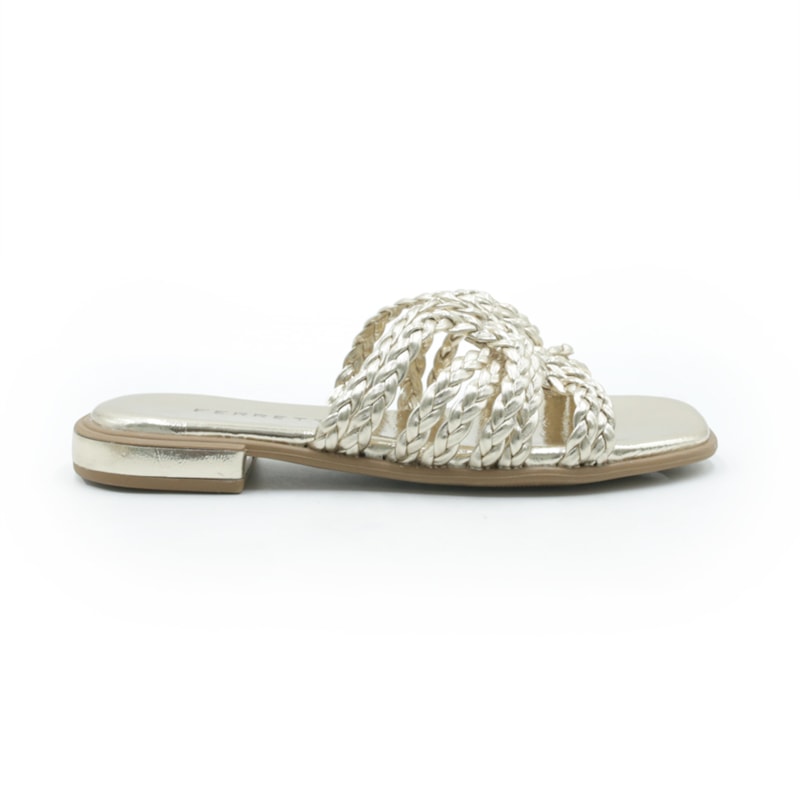 FEMININO RASTEIRA CHINELO FERRETTI  SF162 CHAMPAGNE