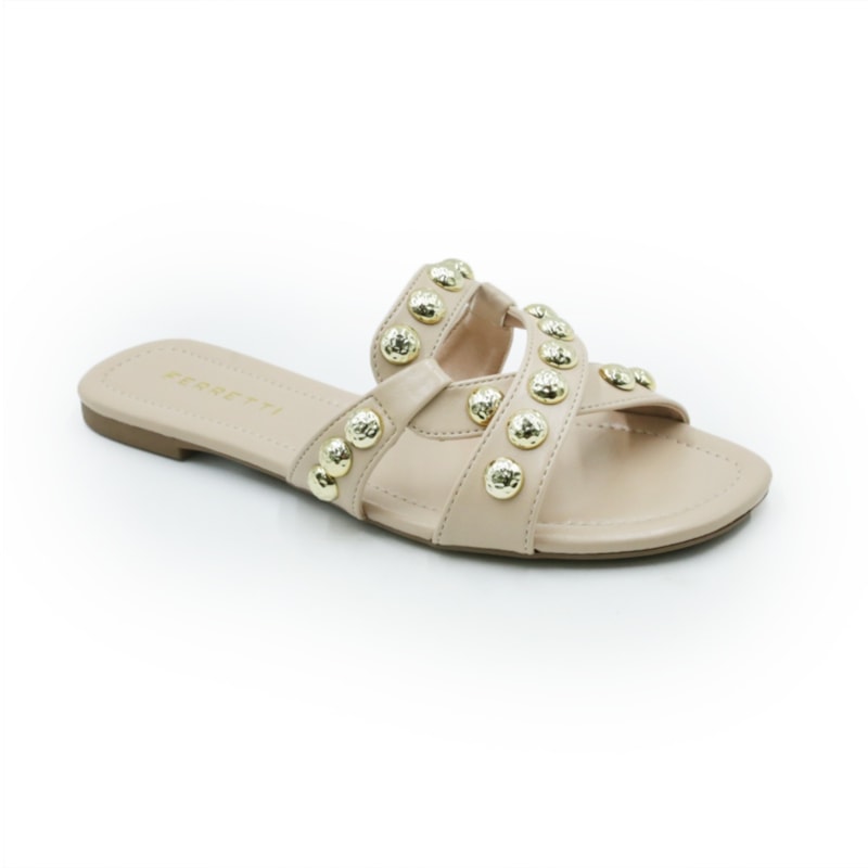 FEMININO RASTEIRA CHINELO FERRETTI Z622028115 GRANITE AMENDOA