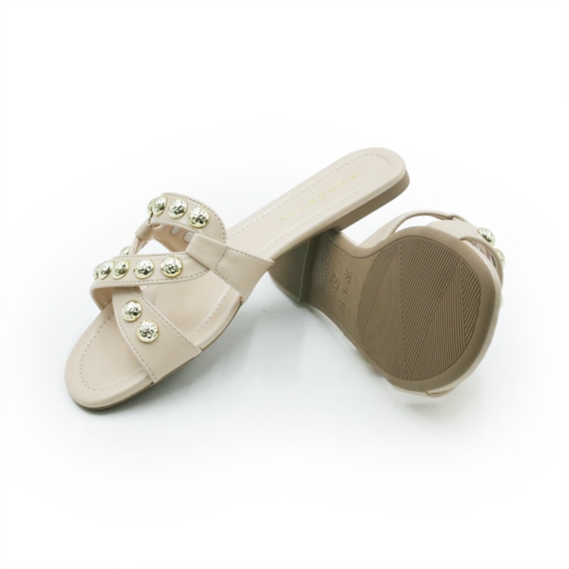 FEMININO RASTEIRA CHINELO FERRETTI Z622028115 GRANITE AMENDOA
