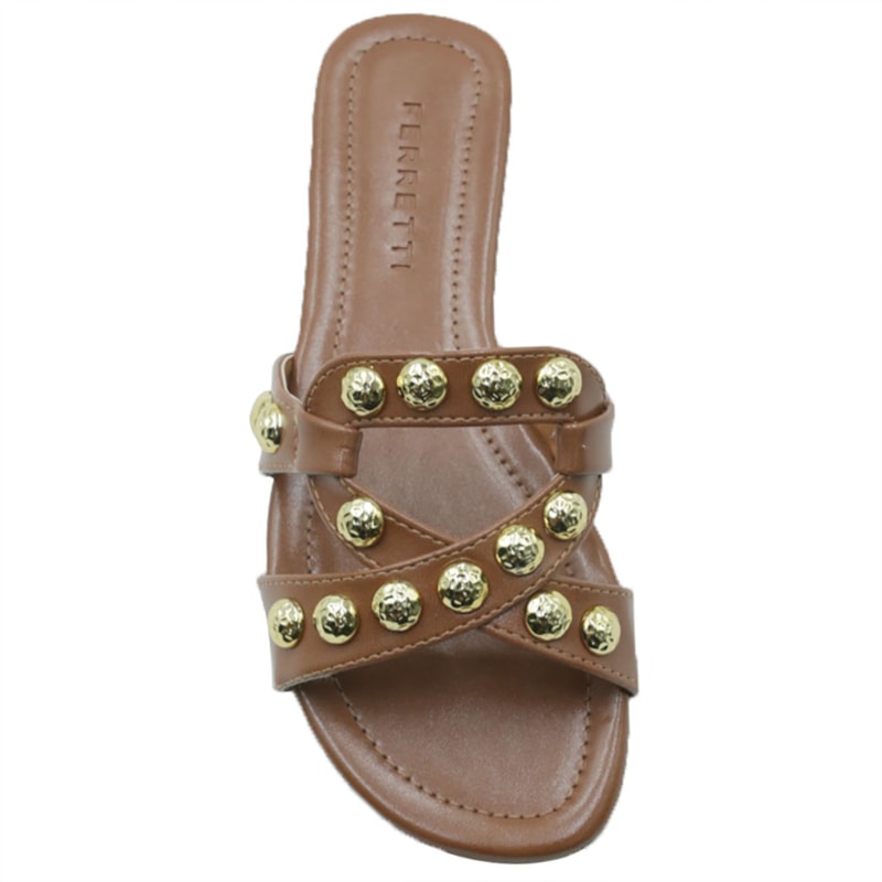 FEMININO RASTEIRA CHINELO FERRETTI Z622028115 INTENSE CARAMELO