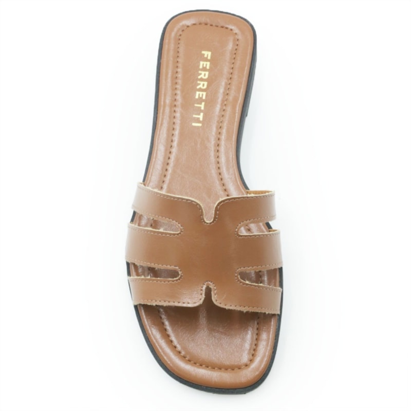 FEMININO RASTEIRA CHINELO FERRETTI Z667229185 GRANITE CARAMELO
