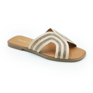 FEMININO RASTEIRA CHINELO FERRETTI Z667229375 BEGE TAN