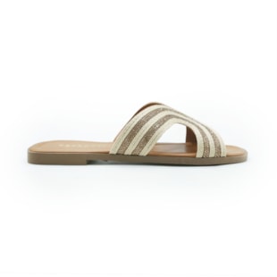 FEMININO RASTEIRA CHINELO FERRETTI Z667229375 BEGE TAN