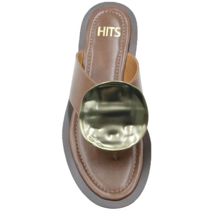 FEMININO RASTEIRA CHINELO HITS  60511973 BULGARI CAPUCCINO
