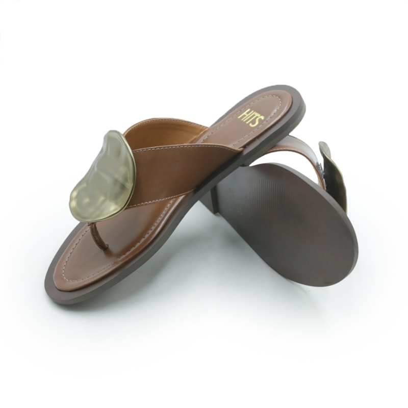 FEMININO RASTEIRA CHINELO HITS  60511973 BULGARI CAPUCCINO