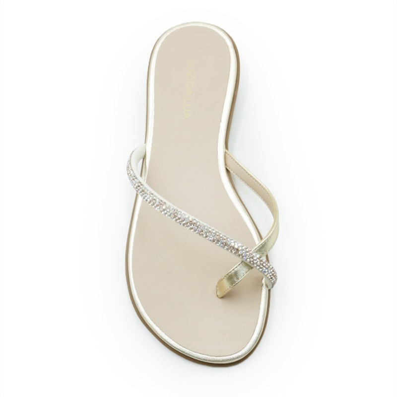 FEMININO RASTEIRA CHINELO LUZ DA LUA  52210068 3 OURO