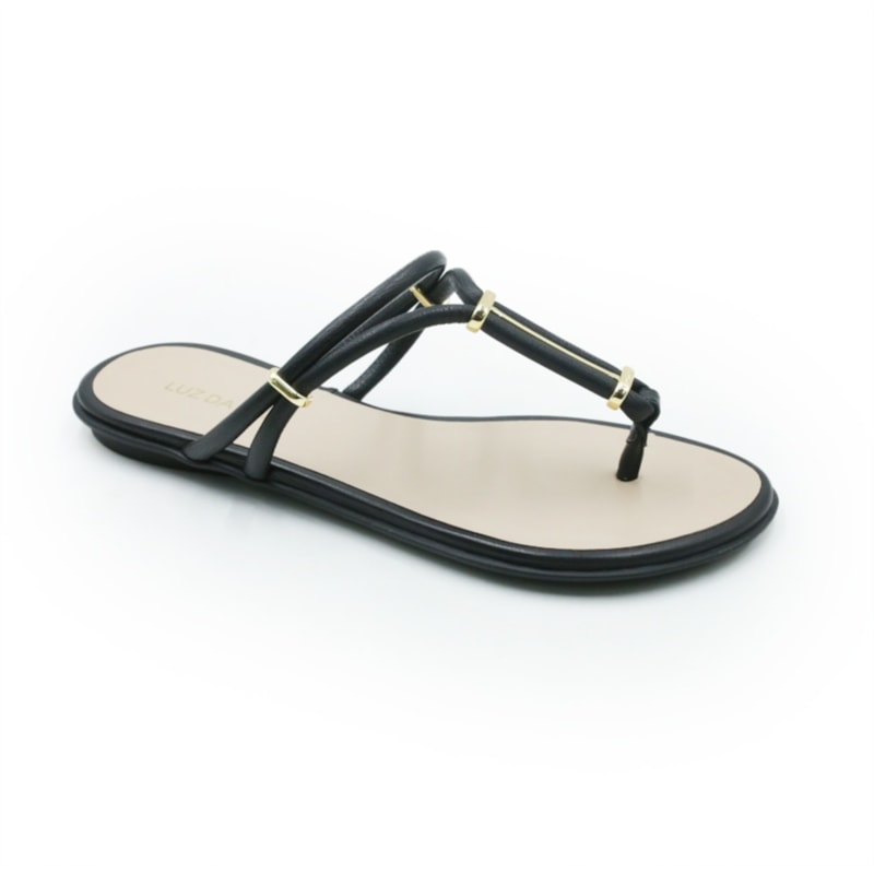 FEMININO RASTEIRA CHINELO LUZ DA LUA 52210075 3 PRETO