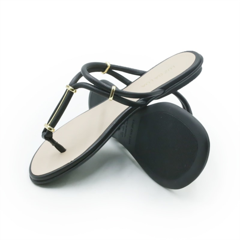FEMININO RASTEIRA CHINELO LUZ DA LUA 52210075 3 PRETO