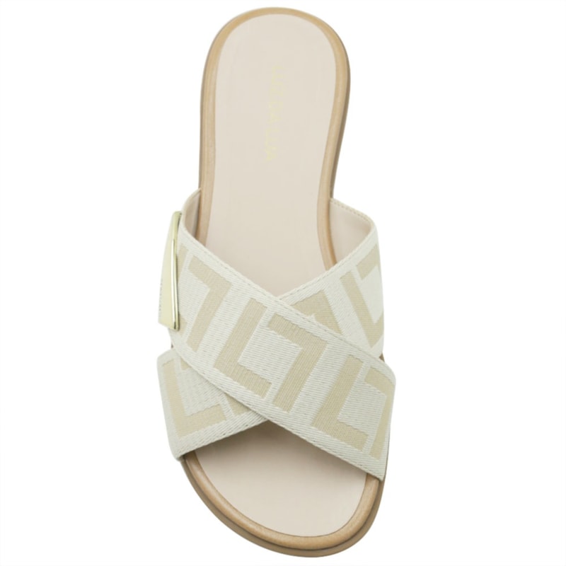 FEMININO RASTEIRA CHINELO LUZ DA LUA 52211110 FRAPPE-NATURAL/BEGE