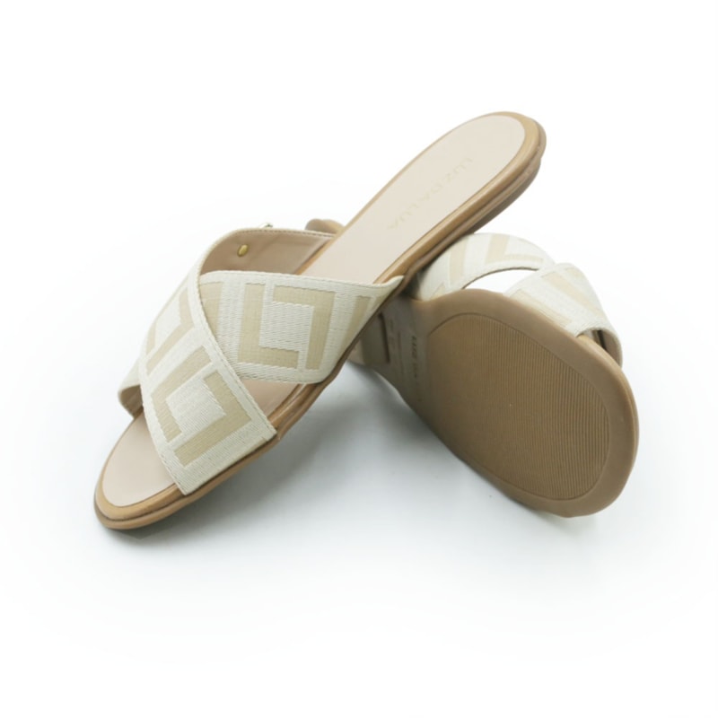FEMININO RASTEIRA CHINELO LUZ DA LUA 52211110 FRAPPE-NATURAL/BEGE