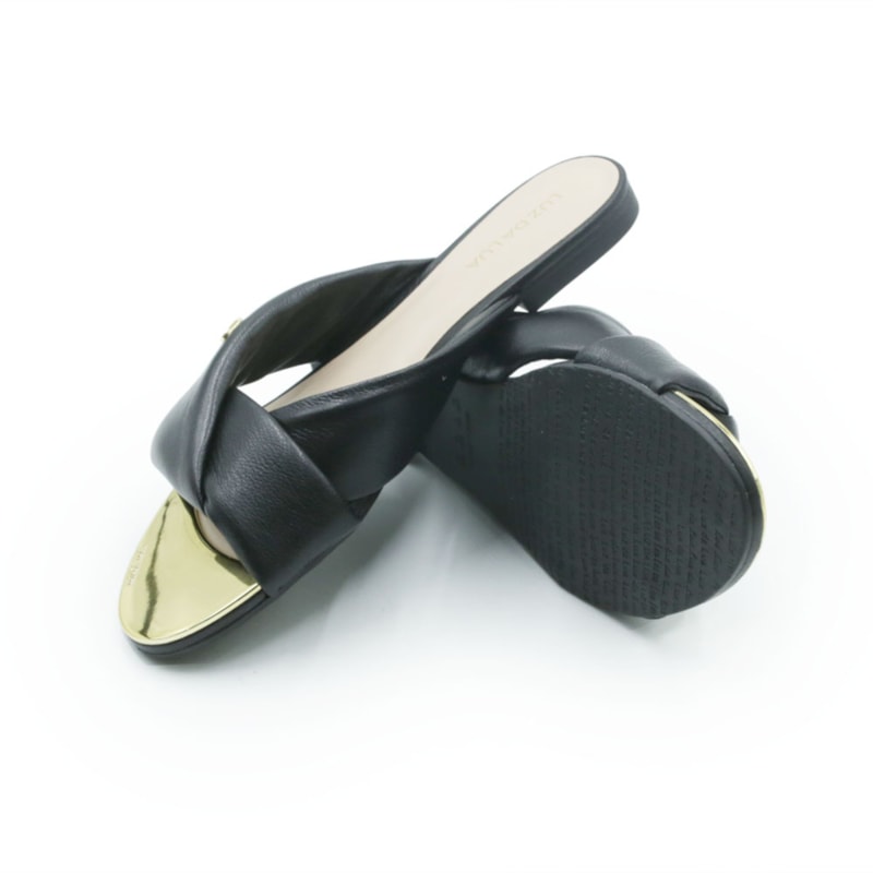 FEMININO RASTEIRA CHINELO LUZ DA LUA 53120036 PRETO