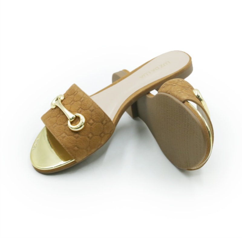 FEMININO RASTEIRA CHINELO LUZ DA LUA 53120055 2 CARAMELO