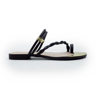 FEMININO RASTEIRA CHINELO LUZ DA LUA 53129400 3 PRETO