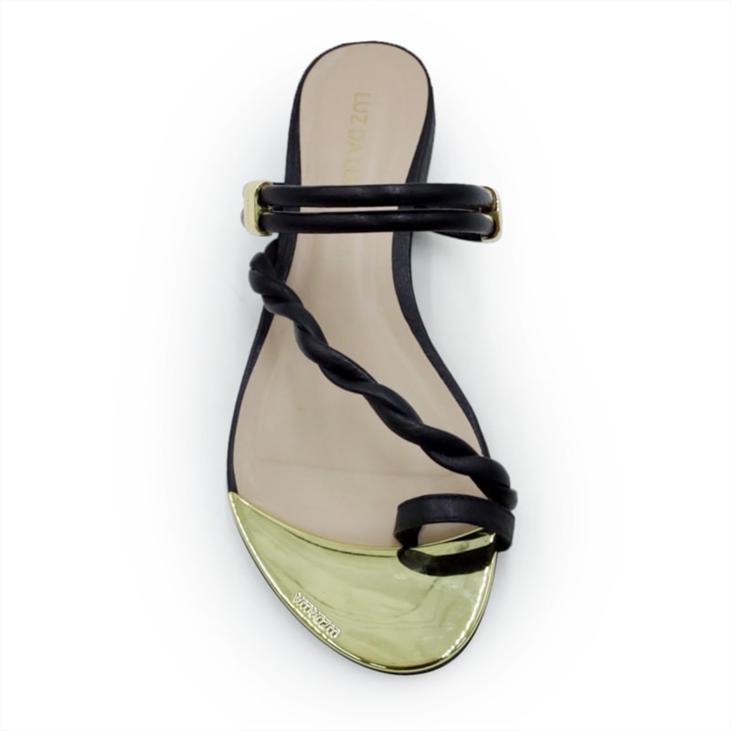 FEMININO RASTEIRA CHINELO LUZ DA LUA 53129400 3 PRETO