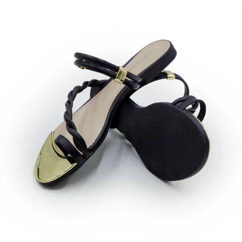 FEMININO RASTEIRA CHINELO LUZ DA LUA 53129400 3 PRETO