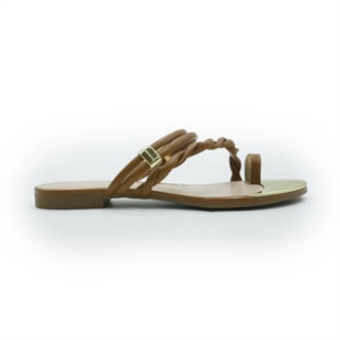 FEMININO RASTEIRA CHINELO LUZ DA LUA 53129400 47 CARAMELO