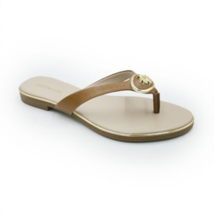 FEMININO RASTEIRA CHINELO LUZ DA LUA 54870082 5 CARAMELO