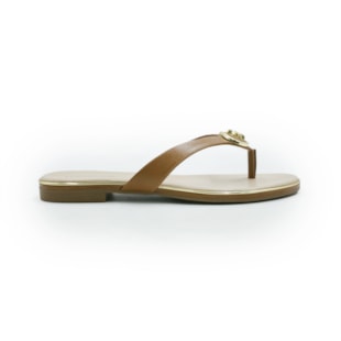 FEMININO RASTEIRA CHINELO LUZ DA LUA 54870082 5 CARAMELO