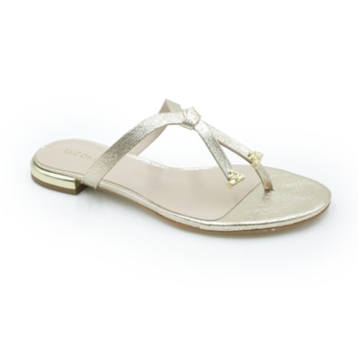 FEMININO RASTEIRA CHINELO LUZ DA LUA 80270038 VENUS OURO