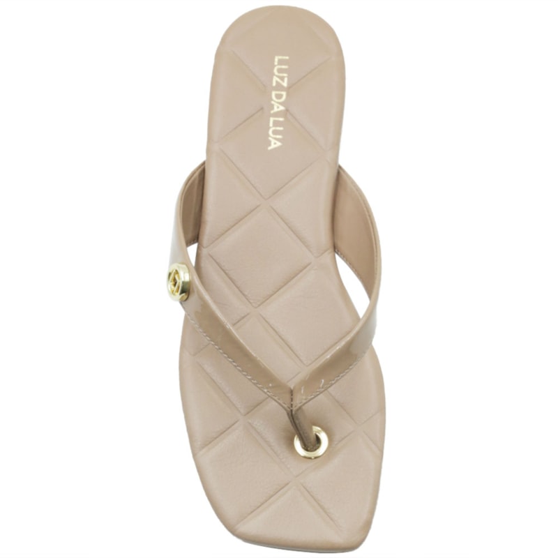FEMININO RASTEIRA CHINELO LUZ DA LUA 80960002 MOUSSE/MOUSSE