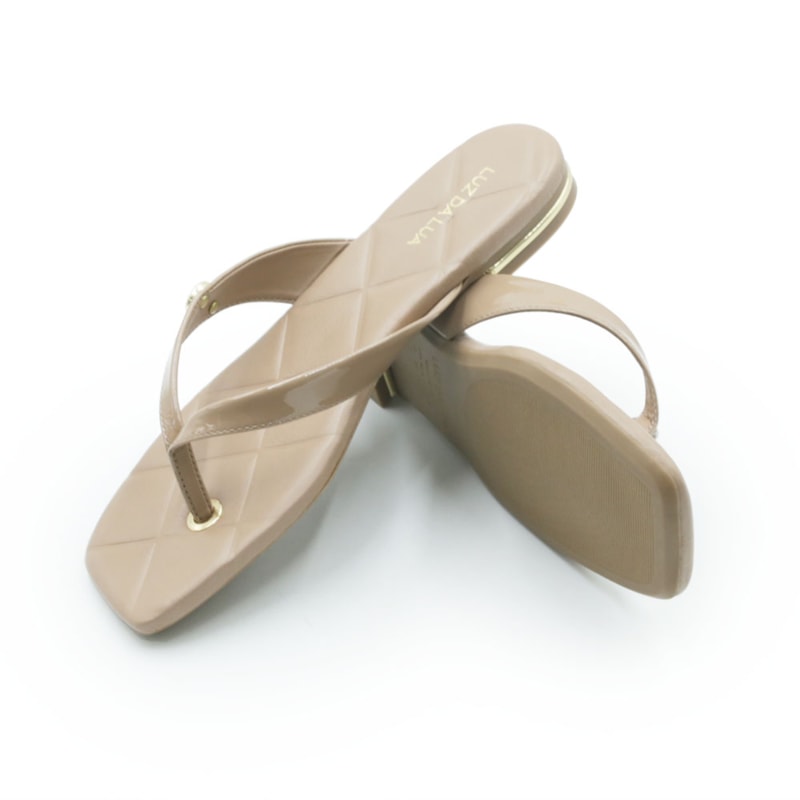 FEMININO RASTEIRA CHINELO LUZ DA LUA 80960002 MOUSSE/MOUSSE