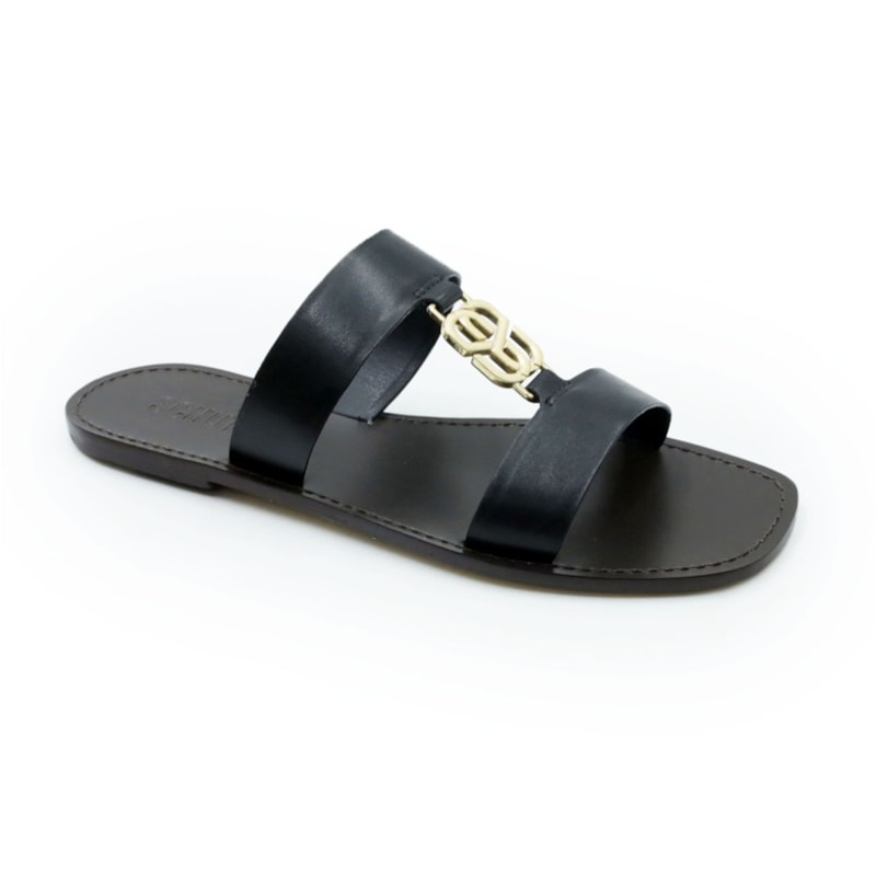 FEMININO RASTEIRA CHINELO SCHUTZ S2053300460003 BLACK