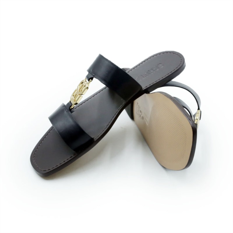 FEMININO RASTEIRA CHINELO SCHUTZ S2053300460003 BLACK