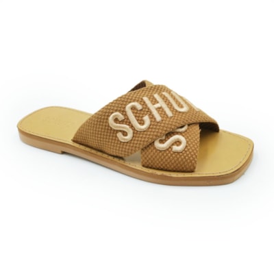 FEMININO RASTEIRA CHINELO SCHUTZ  S2088901150041 GOLDEN OCHRE