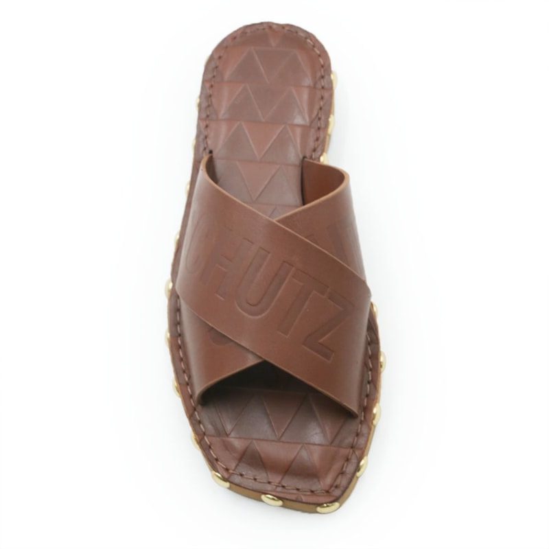 FEMININO RASTEIRA CHINELO SCHUTZ S2266100070003 WARM TOFFEE