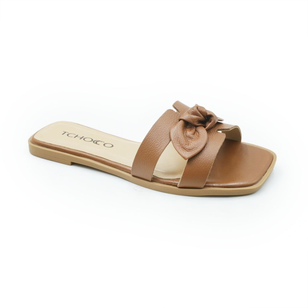Chinelo Tchocco Feminino Whisky - 240950 - Anita Shoes