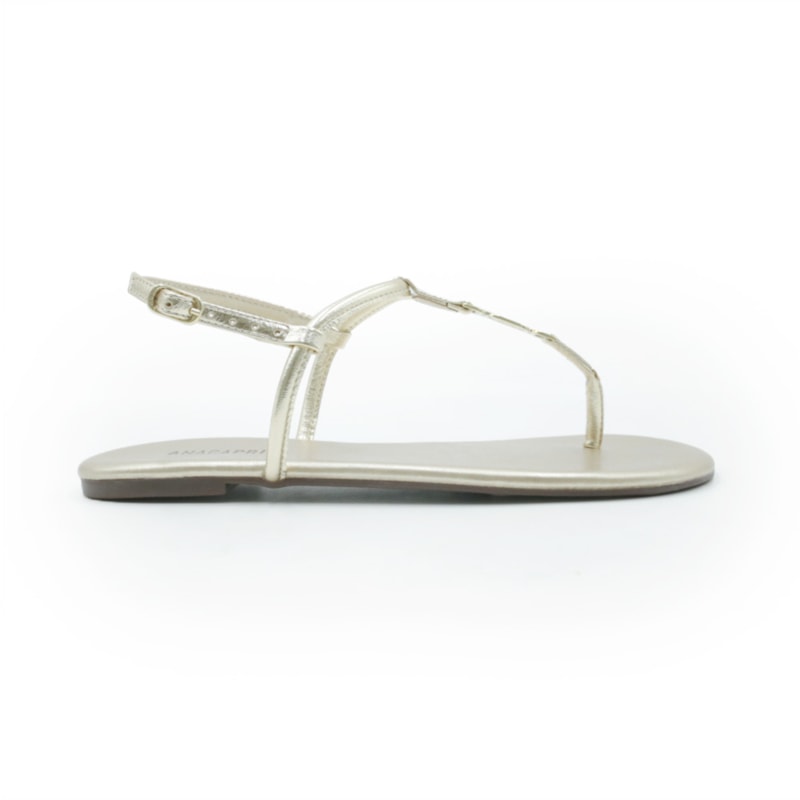 FEMININO RASTEIRA SANDALIA ANA CAPRI C3029400030019 CHAMPAGNE