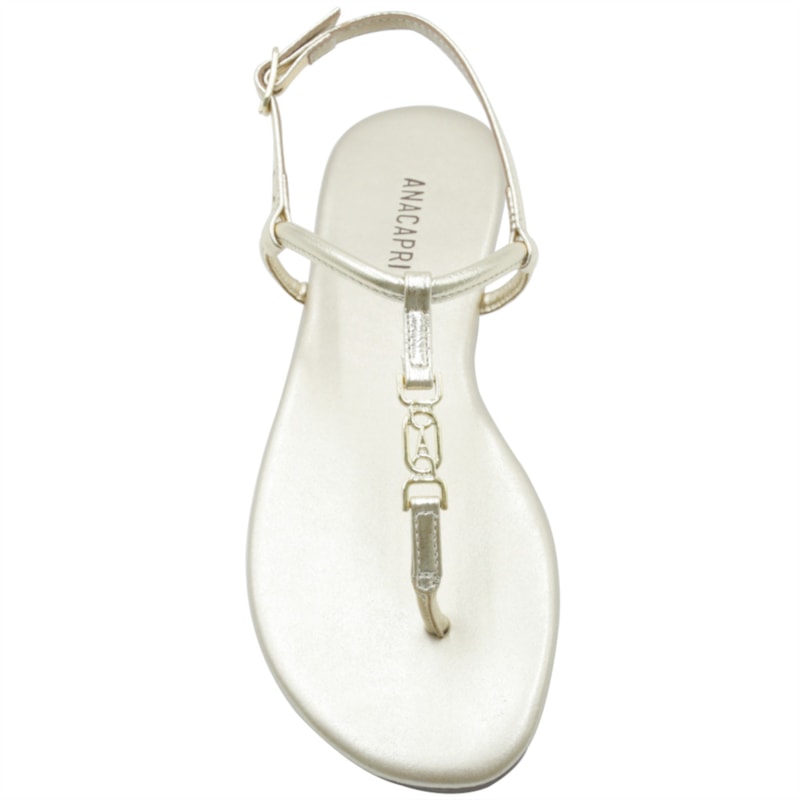 FEMININO RASTEIRA SANDALIA ANA CAPRI C3029400030019 CHAMPAGNE