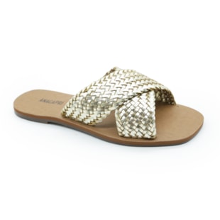 FEMININO RASTEIRA SANDALIA ANA CAPRI C3061200110001 DOURADA