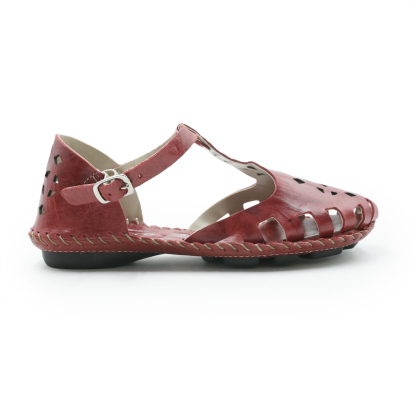 FEMININO RASTEIRA SANDALIA ANDACCO 12395-54 CRUSH ROSSO