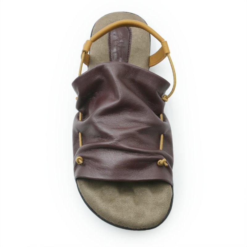 FEMININO RASTEIRA SANDALIA AYEAYE  232A630 NP MALBEC MOSTARDA