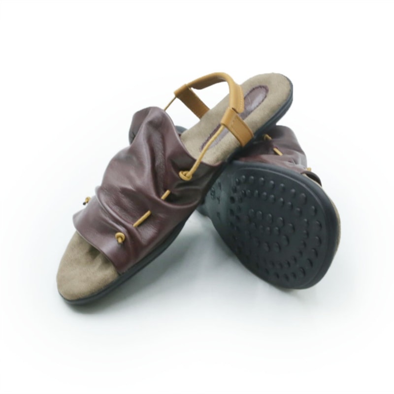 FEMININO RASTEIRA SANDALIA AYEAYE  232A630 NP MALBEC MOSTARDA